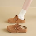 thumbnail image 6 of Platform Comfortable Retro Shoes Women's Spring and Summer New Casual Heighten Half Slippers, 6 of 6