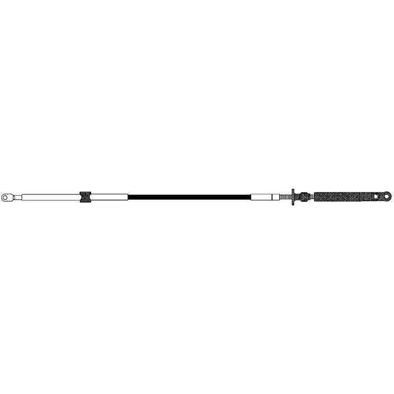 Uflex C14X18; Cable Thottle Shift 18Ft Si Fits Johnson Evinrude 1979 and newer