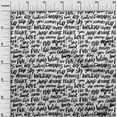 thumbnail image 3 of oneOone Rayon White Fabric Text Craft Projects Decor Fabric Printed By The Yard 56 Inch Wide-PW, 3 of 5