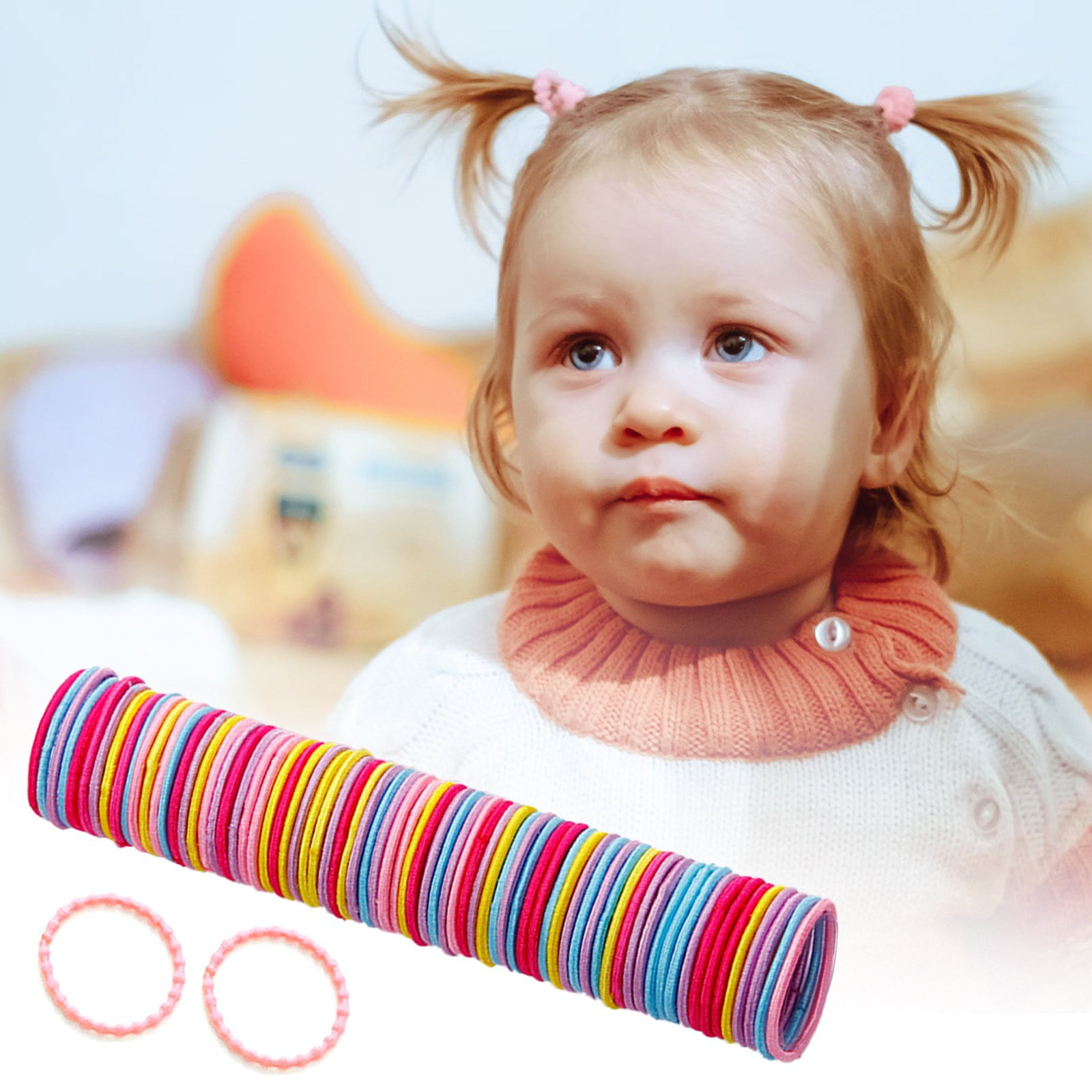 Hair Ties Hair Bands Baby Hair Ties For Girls Multicolor Small