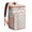 Rose-gold, variant on Cherry Print Backpack Cooler, Sweet Red Fruit Pattern Insulated Leakproof Lunch Bag for Summer and Picnic
