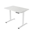 thumbnail image 2 of Electric Standing Desk, 28-46" Adjustable Height Motorized Sit Stand Home Office Desk, 2 of 7