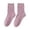 Pink, variant on Cotton Seamless Toe Mid Calf Socks, Breathable Breathable Casual Crew Socks, Women Men Ankle Socks