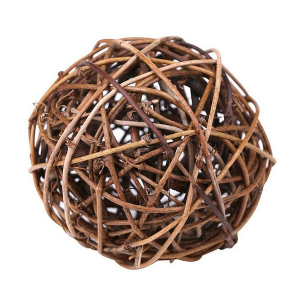 Bowl and Vase Filler Twig Orbs Balls Natural Decoration Balls Brown