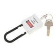 thumbnail image 4 of PL38-KD 38 mm PVC Curved Safety Lockout Padlock PVC Padlock White, 4 of 8