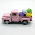 thumbnail image 5 of Easter Truck Toy & Decor – 1:32 Scale Mini Pickup with Colorful Eggs | 3+ Age Kid-Friendly Play Toy | Metal Truck Decorations | Easter Holiday Decor for Home, Shelf & Festive Displays (Pink), 5 of 7