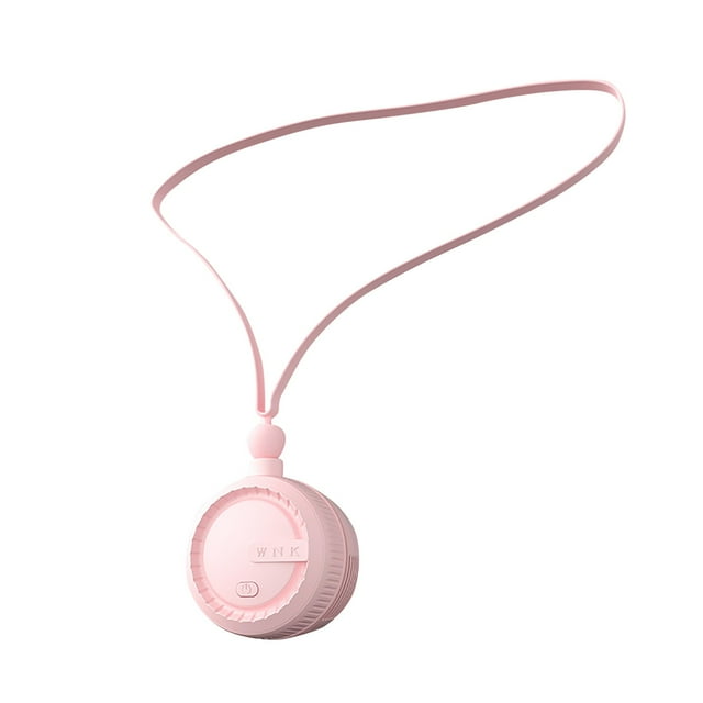 Portable Rechargeable Mini Handheld Fan With Waist Clip 3 Speed Adjustable Leafless Personal For Outdoor Travel Home Use