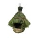 thumbnail image 3 of Nido de pájaros choza de pájaros casa compacta escondite de la superficie rugosa hábitat de jaula para el patio del patio fuera del césped árboles, 3 of 8