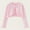 #03Pink, variant on Children's Round Neck Long Sleeve Knitted Cardigan (1-10Y) - Medium Large Casual Woolen Jacket with Floral Design, Limited Time Offer