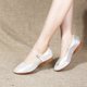 thumbnail image 4 of Cuero brillante para mujer, niña, salón de baile latino, práctica de Salsa moderna, zapatos de baile con punta cerrada, parte inferior de tendón de ternera suave, 4 of 5