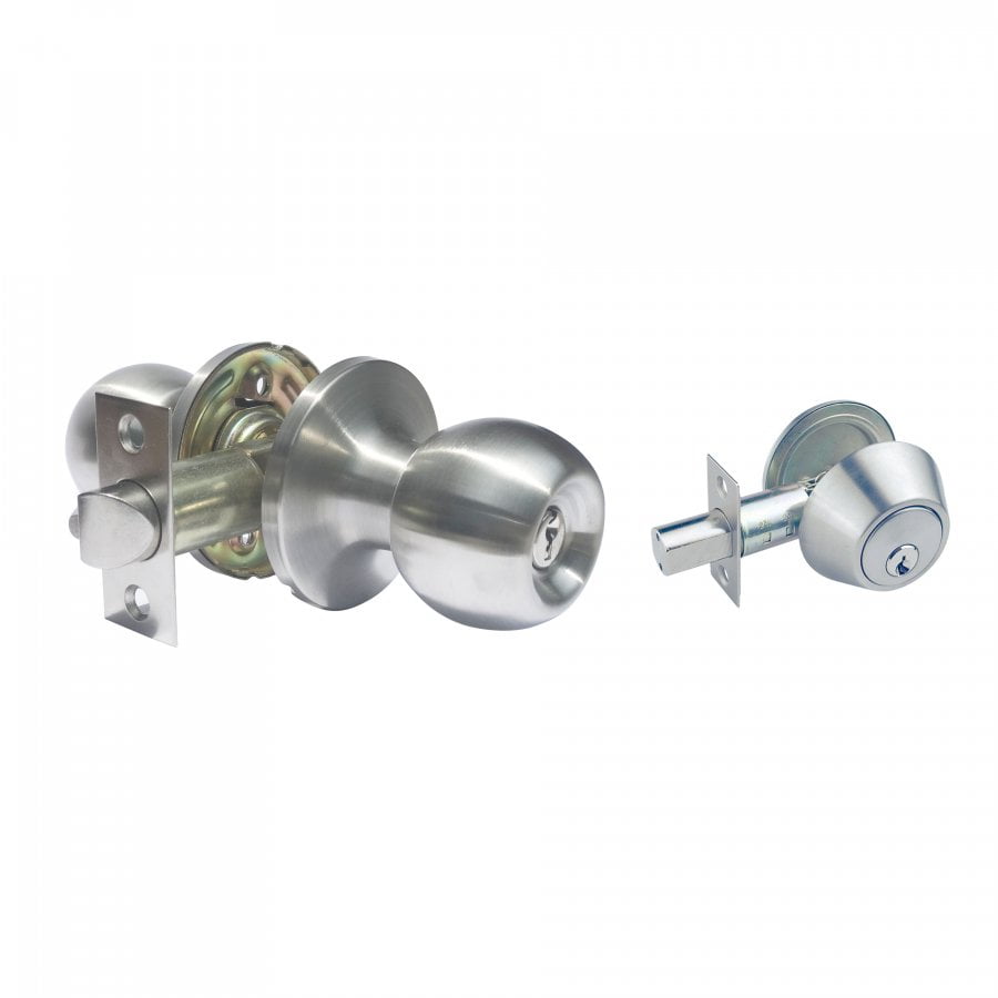 Mobile home locks with construction key locksets,1