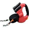 thumbnail image 1 of HELIAHOO Dual Retractable Dog Leash for Small Dogs-Dog Walking Belt for Running Hiking Training with 360 Tangle-Free,Double Dog Leash with Reflective Nylon Ribbon for Pomeranian, Teddy AZ83-4721, 1 of 9