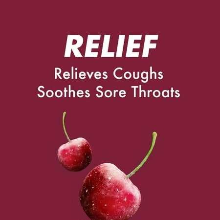 HALLS Relief Black Cherry Sugar Free Cough Drops, 25 Drops