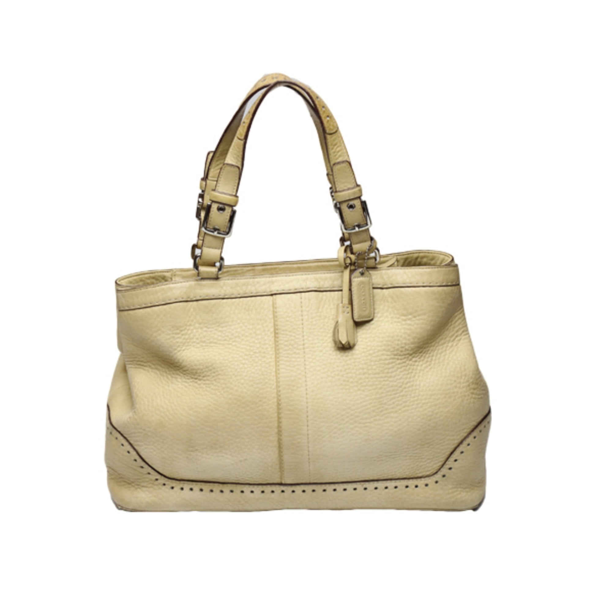 Coach CH504 Gallery Tote, Signature Canvas, Light Khaki Chalk