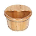 thumbnail image 1 of Bañera para Pies de Madera Maciza, Cubo para Lavar Pies, SPA para Pies en Casa, Barril para Baño de Pies, Lavabo Portátil para Pies para Remojar Sauna Estilo D, 1 of 9