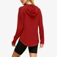 thumbnail image 3 of Womens Tunic Tops Long Sleeve Shirts Crew Neck Casual Tshirts Fall Fashion Outfits Clothes, 3 of 6