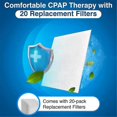 thumbnail image 5 of Humidifier Water Chamber Tub with 20 Replacement Filters for AirSense 10 & AirCurve 10 S10 Series, 5 of 5