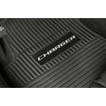 thumbnail image 3 of Charger Floor Mats 11-24 Dodge Charger AWD 4 Piece Custom Vintage Scene w/ Charger Insert - Black w/ Pink Insert FlexTread, 3 of 8