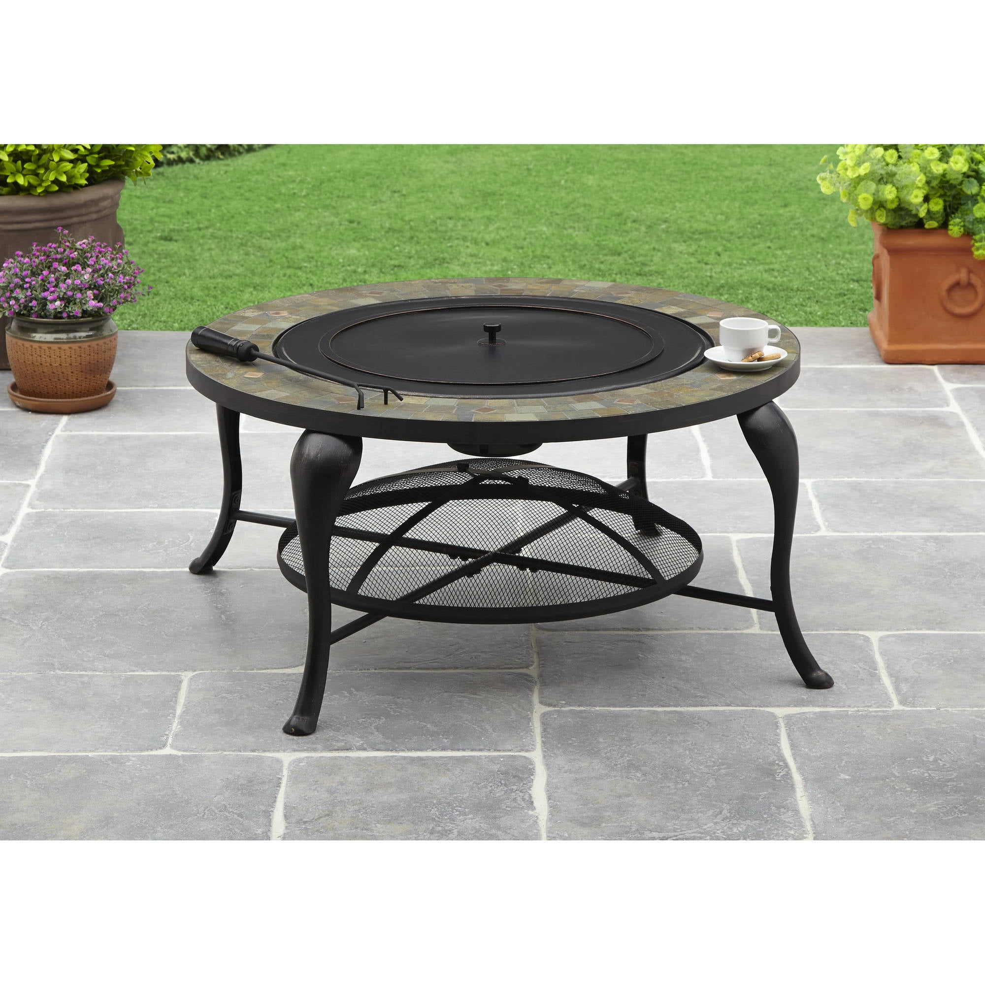 Better Homes Gardens Bhg Slate Fire Pit Table Com Departments