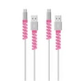 thumbnail image 5 of 24-Piece Soft Silicone Charging Cable Protector Set – Spiral Cord Savers for USB Phone Chargers TIKA, 5 of 8