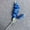 Blue, variant on Artificial Hyacinth Delphinium Flower, Faux Spring Flower for Valentine Wedding Decoration Guiding Way, Table and Window Display, 1 Stem