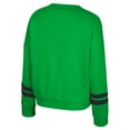 thumbnail image 3 of Women's Colosseum Green Oregon Ducks Splashy Crewneck Fleece Sweatshirt, 3 of 3