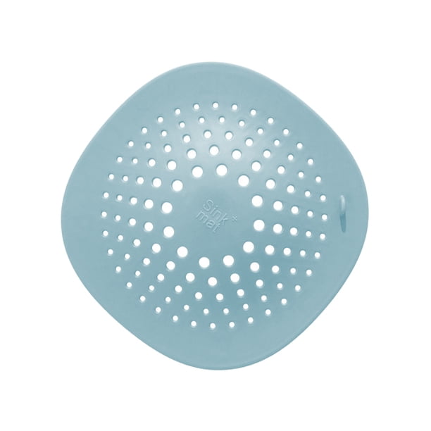 Bearachild Cubierta de drenaje de suelo para baño, cocina, antiobstrucción, tapón colector de pelo para baño, colador Universal, alfombrilla Organizadores de utensilios de cocina Azul