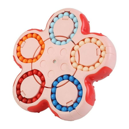 

Magic Bean Rotating Cube|Magic Bean Cube Spinner|Double Flip Funny Beads Puzzle Educational Toys Stress Relief Hand Sensory Toy Party Favor Office Toys