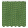 thumbnail image 2 of Ambesonne Banana Leaf Shower Curtain, Exotic Leaves Pattern, 69"Wx75"L, Olive Green Petrol Blue, 2 of 4