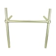 thumbnail image 6 of White Bathroom Console Sink with Satin Bistro Legs, 6 of 7