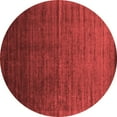thumbnail image 1 of Ahgly Company Indoor Round Abstract Red Contemporary Area Rugs, 6' Round, 1 of 4