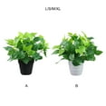 thumbnail image 4 of Plantas en maceta simuladas Billuyoard Decoración Más lavabo Negro, 4 of 6