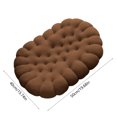 thumbnail image 3 of GJPRXCx Home Gifts Sale Clearance 20% Off,Patio Chair Cushions,Oval Biscuit Floor Chair Cushions,Outdoor Chair Cushions,16x20inch,Coffee, 3 of 6
