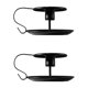 thumbnail image 4 of Candelabro, candelabro negro Candelabro de metal negro con mango Candelabro meticulosamente diseñado, 4 of 8