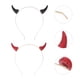 thumbnail image 3 of 2pcs Halloween Disfraz de disfraces Demonios Diadenta de cuernos Cosplay accesorios de cosplay, 3 of 4