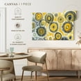 thumbnail image 5 of Elephant Stock Abstract Circles Crop Wall Art - Horizontal Canvas Wall Art - Living Room Wall Decor - Abstract Canvas - Gray And Gold Decor By Danhui Nai - 48" x 32", 5 of 8