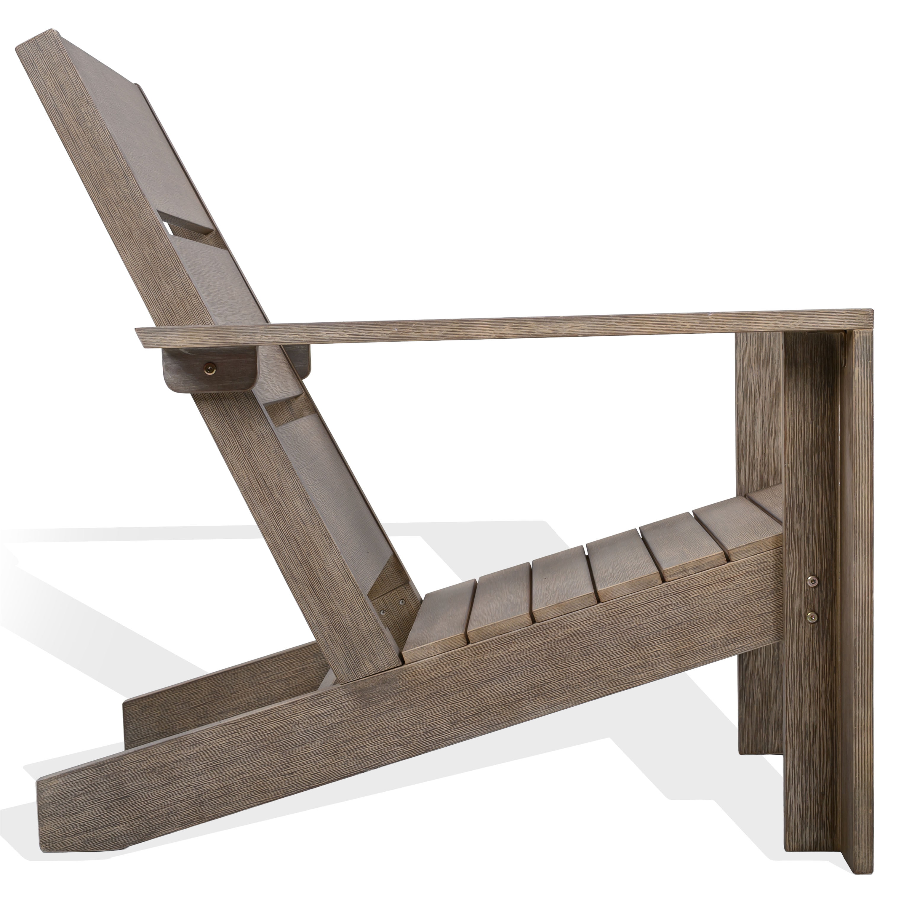 Safavieh Couture Coral Eucalyptus Adirondack Chair, Gray