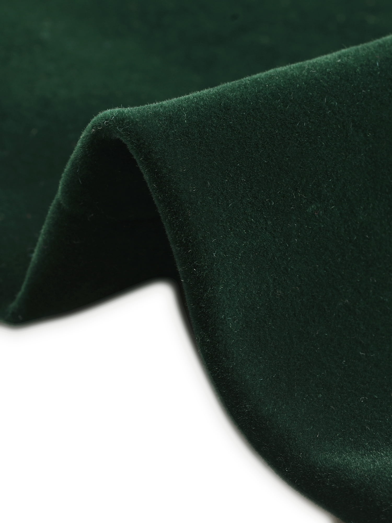 DARING DIVA Women's Long Sleeve Velvet Blazer with Notch Lapel XL Dark Green