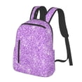 thumbnail image 2 of Daiia Lilac Glittering School Backpack for Men and Women Lightweight Backpack Durable Backpack Water-Resistant,Travel,Work Bag, 2 of 9