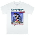 thumbnail image 3 of Disney Men's Mickey Mouse Living The Dream Character Design Adult T-Shirt, 3 of 8