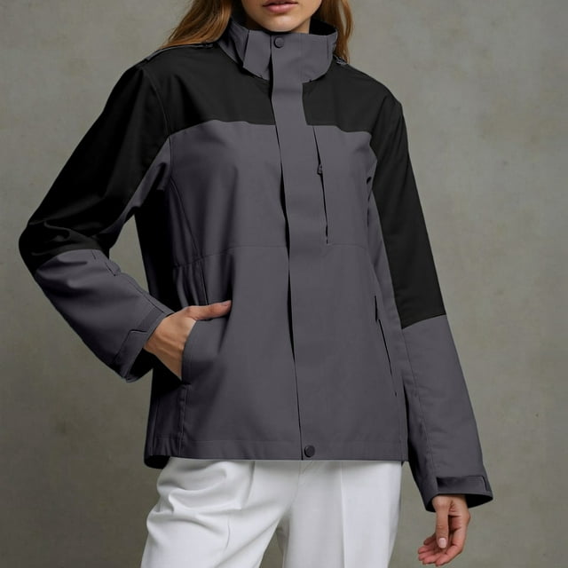 HUITKMM Spring Jackets for Women Women's Lightweight Windproof Breathable Outdoor Jacket for Couples