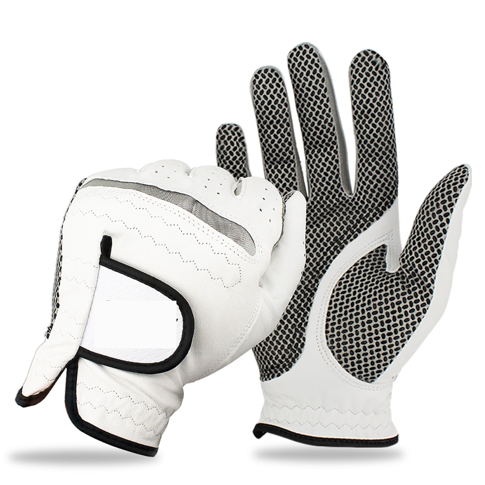 Pack 1 Pcs Golf Gloves Men's Left/Right Hand Soft Breathable Pure Sheepskin With Anti-slip Granules Golf Gloves Golf Men ,Secure Grip