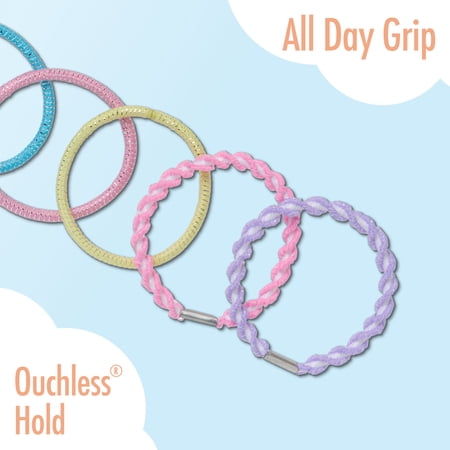 Goody Bluey Kid Hair Elastics 10 Pack with Bluey Storage Pouch