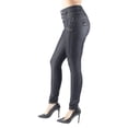 thumbnail image 4 of Fashion2Love Women's Juniors Colombian Design Butt Lift Push Up High Waist Skinny Jeans, 4 of 9