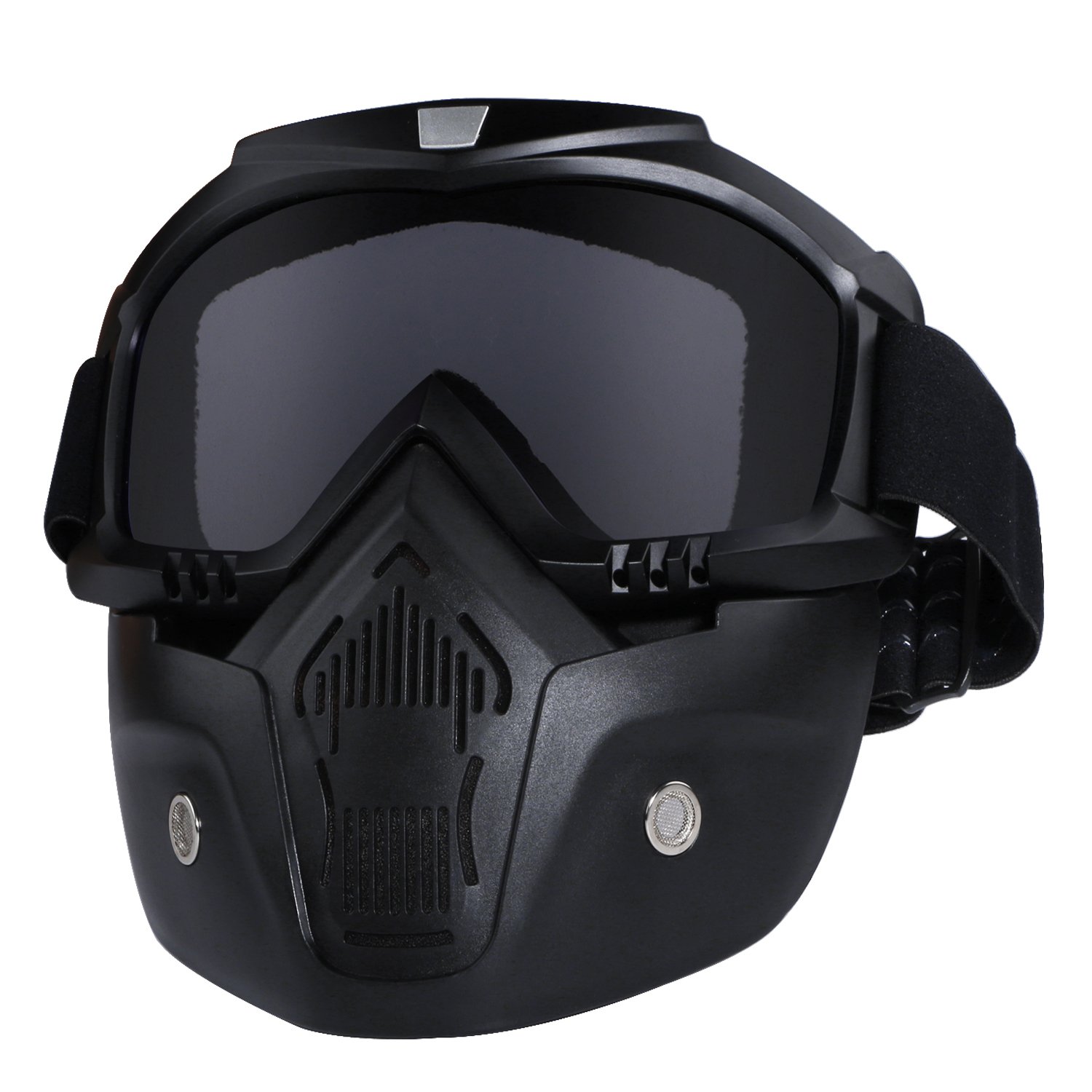 EQWLJWE Full Face Combat Protection Mask Safety Goggles With Visor