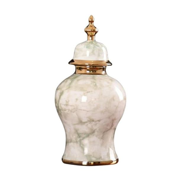 Moderno arreglo floral en tarro de jengibre con tapa para centro de mesa de bodas. pequeño