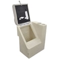 thumbnail image 2 of Wise Pontoon Boat Lean Back Seat 3407-1871 | Left 17 x 23 1/2 Inch Off Gray, 2 of 8