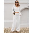 thumbnail image 7 of BAKREP Women's Sweatpants Wide Leg Elastic Loose Relaxed Sweat Pants Spring Winter Clothes Baggy Drawstring Joggers with Pockets, 7 of 7