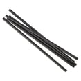 thumbnail image 2 of 7.75 in. Unwrapped Plastic Jumbo Straws - Black (50 Packs/Carton, 250/Pack), 2 of 3