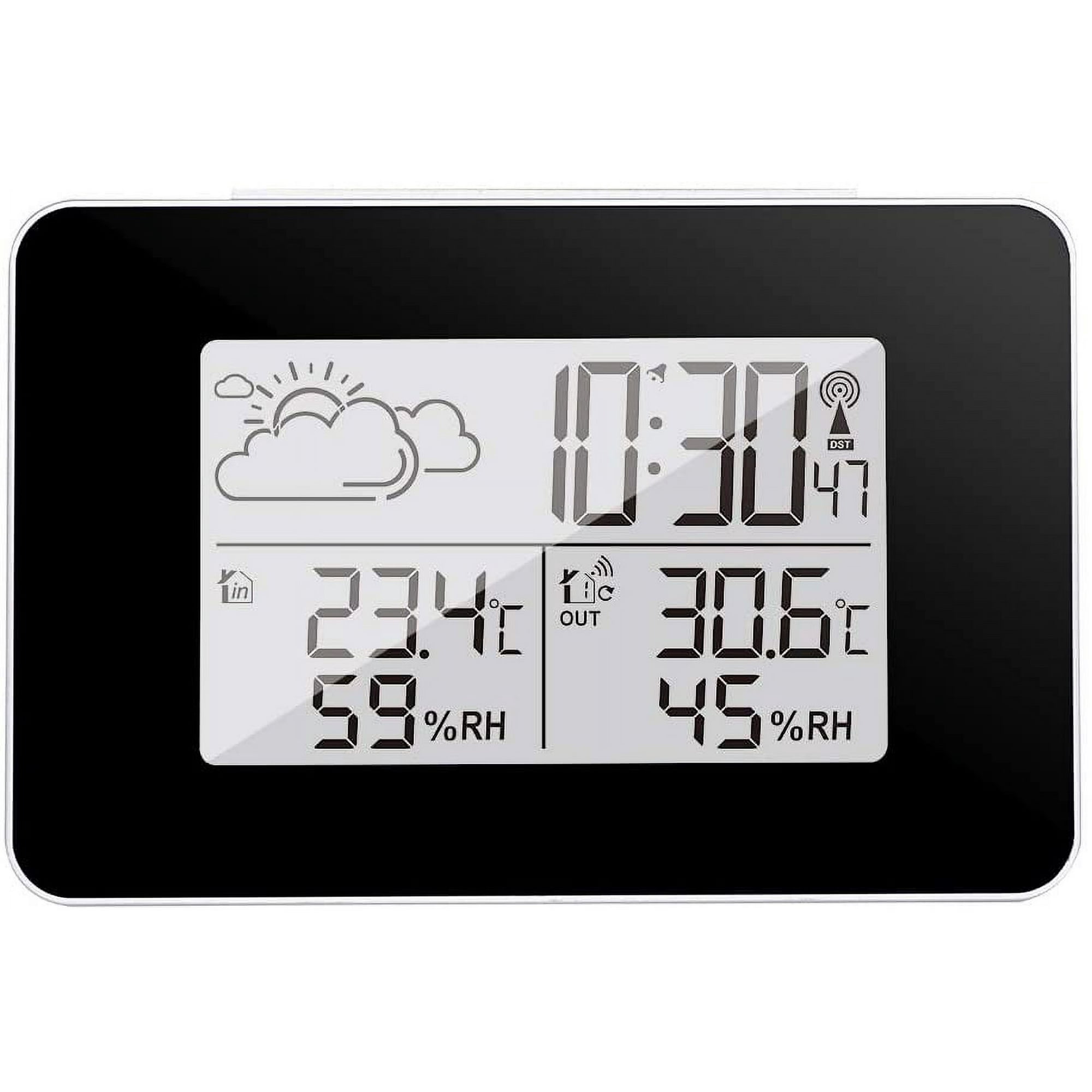 Station Météo avec Capteur Extérieur Affichage Couleur Numérique Radio